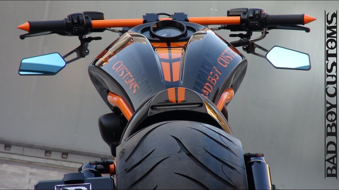 Harley Davidson v rod custom motorcycle